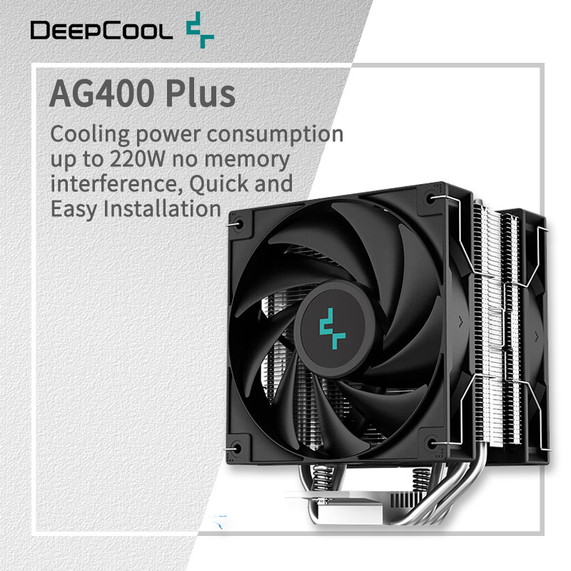 Cpu Heatsink - DEEPCOOL AG400 4 Heat pipes Dual