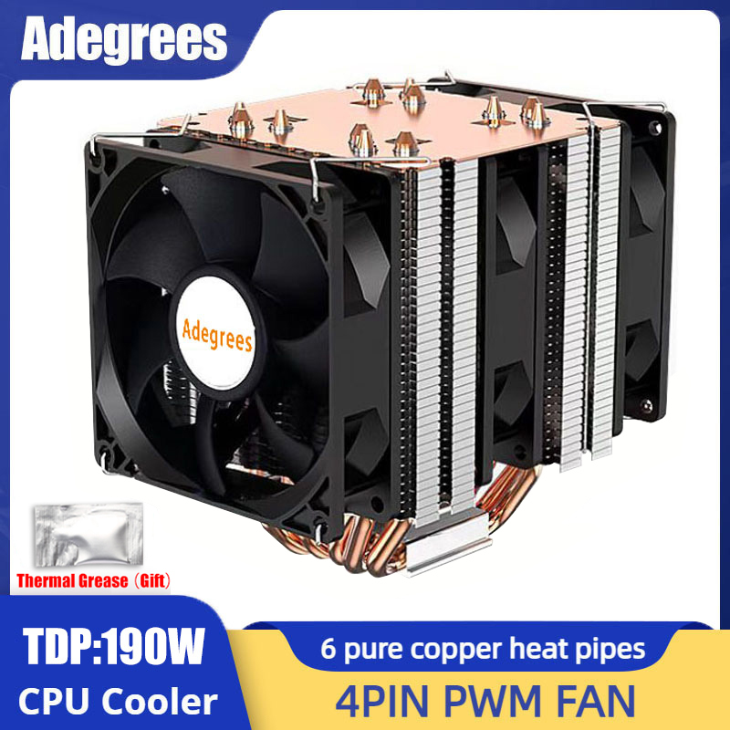 Cpu Heatsink - 6 Heat Pipe CPU Cooler 4Pin