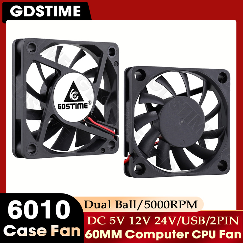 Gpu Cooler - GDSTIME 60mm Fan 24V 12V Fan