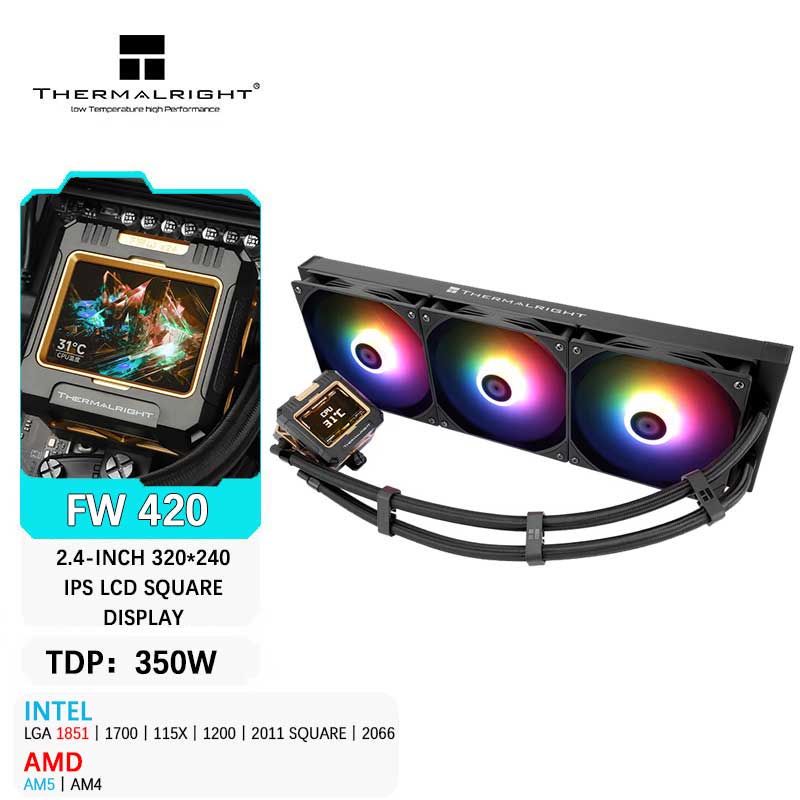 Aio Liquid Cooler - Thermalright FW 420 All-in-one CPU Water