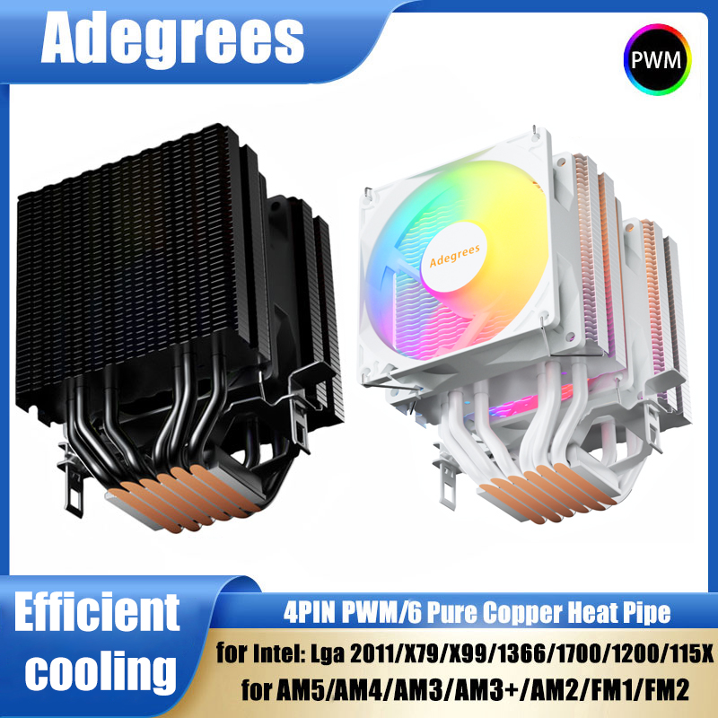 Air Cooler Cpu - CPU Air Cooler AM4 6 Heat