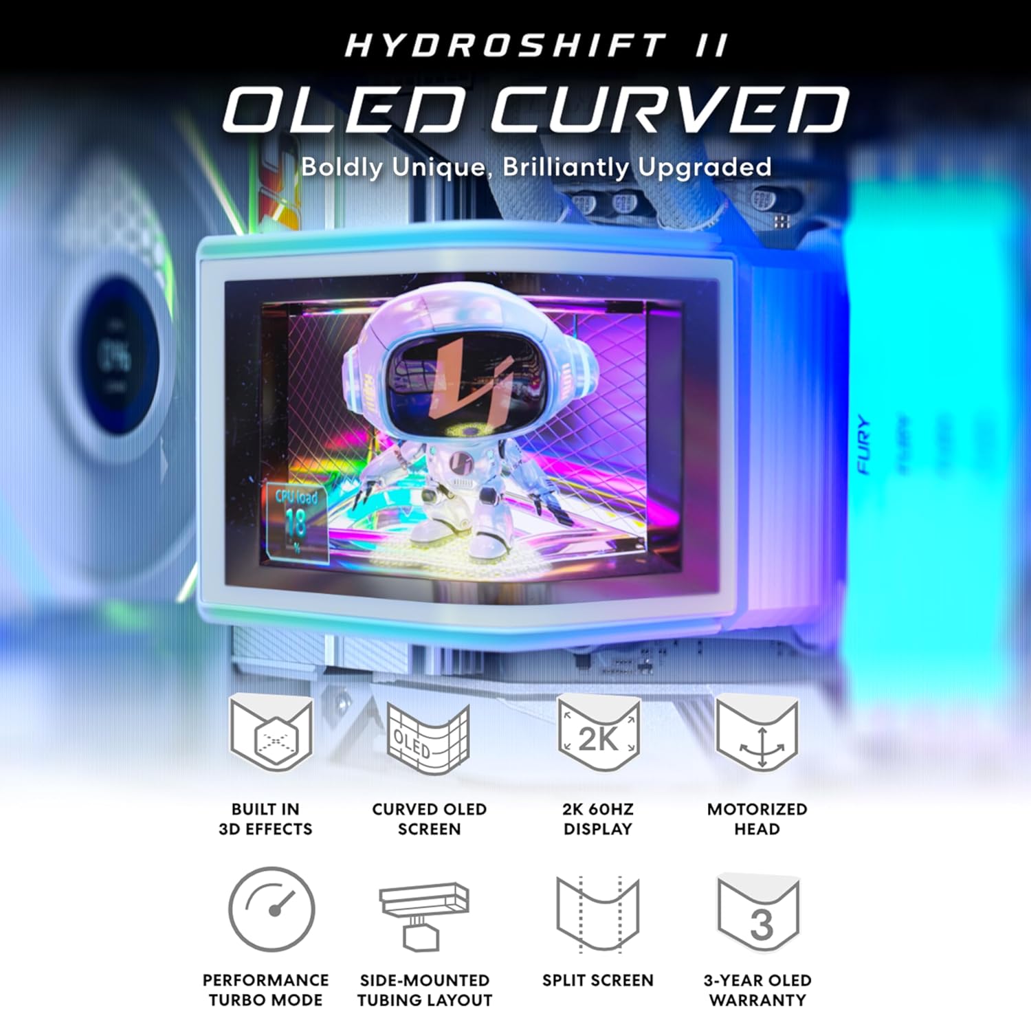 Lian Li Hydroshift II OLED Cur - đánh giá và giá Aio Liquid Cooler