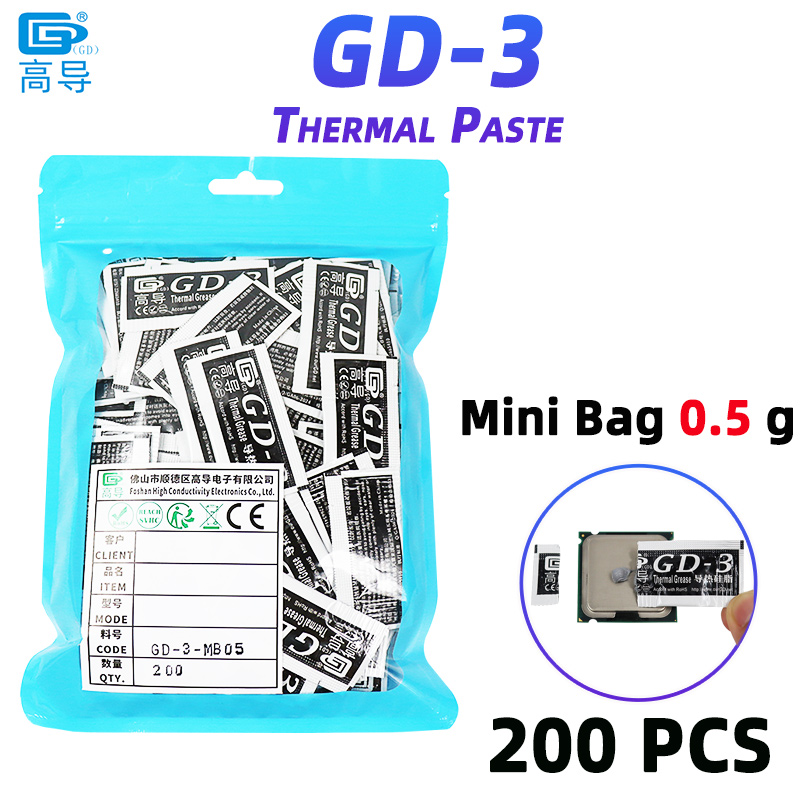 Net Weight 0.5 Gram 200 PCS Gr - đánh giá và giá Thermal Paste