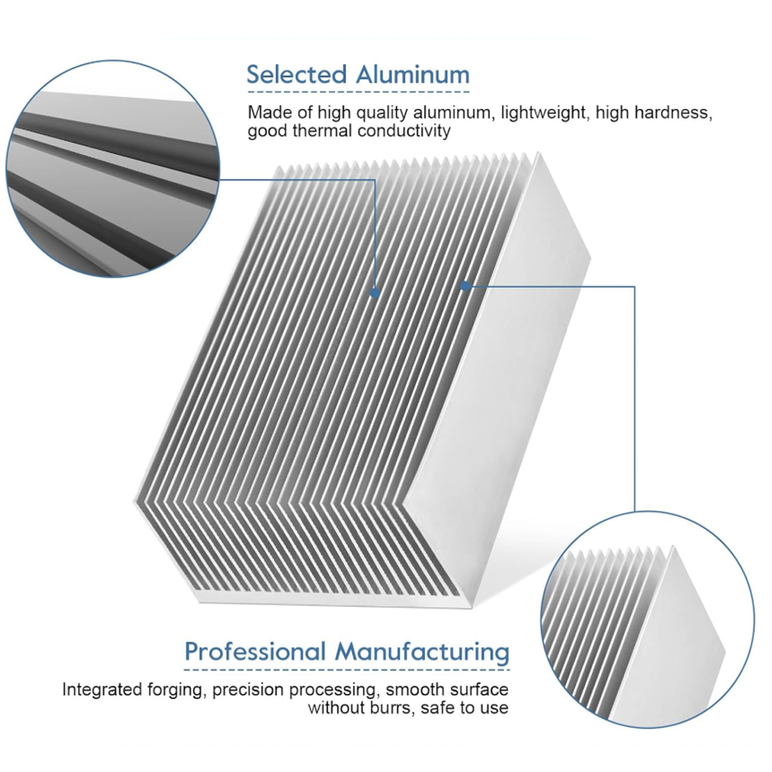 DIY Cooler Aluminum Heatsink G - đánh giá và giá Heatsink