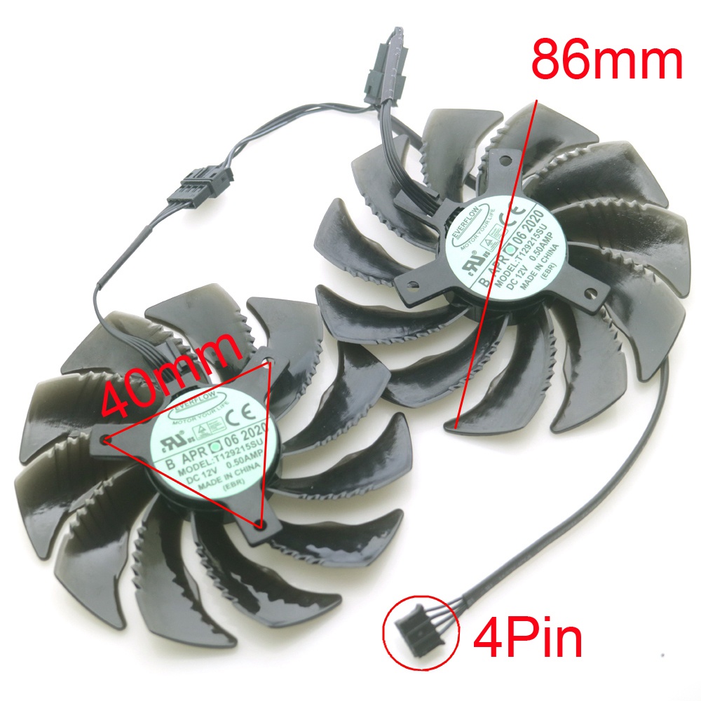 T129215SU 12V 0.50A 86Mm VGA Q - đánh giá và giá Cpu Heatsink