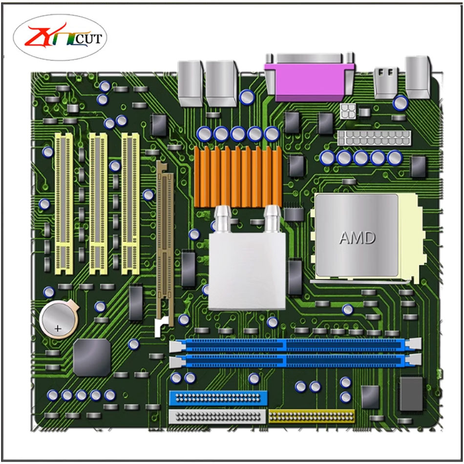 40 80mm CPU Aluminum water-coo - đánh giá và giá Cpu Heatsink
