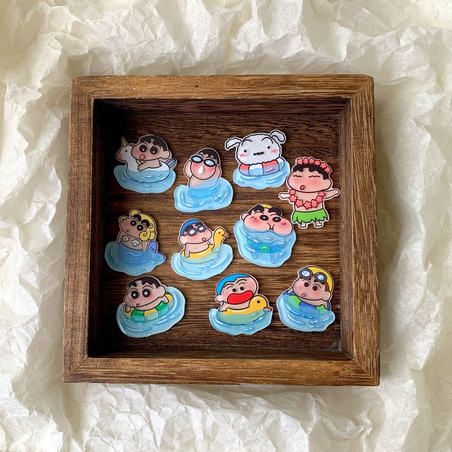 Crayon Shin-chan resin accesso - đánh giá và giá Case Fan