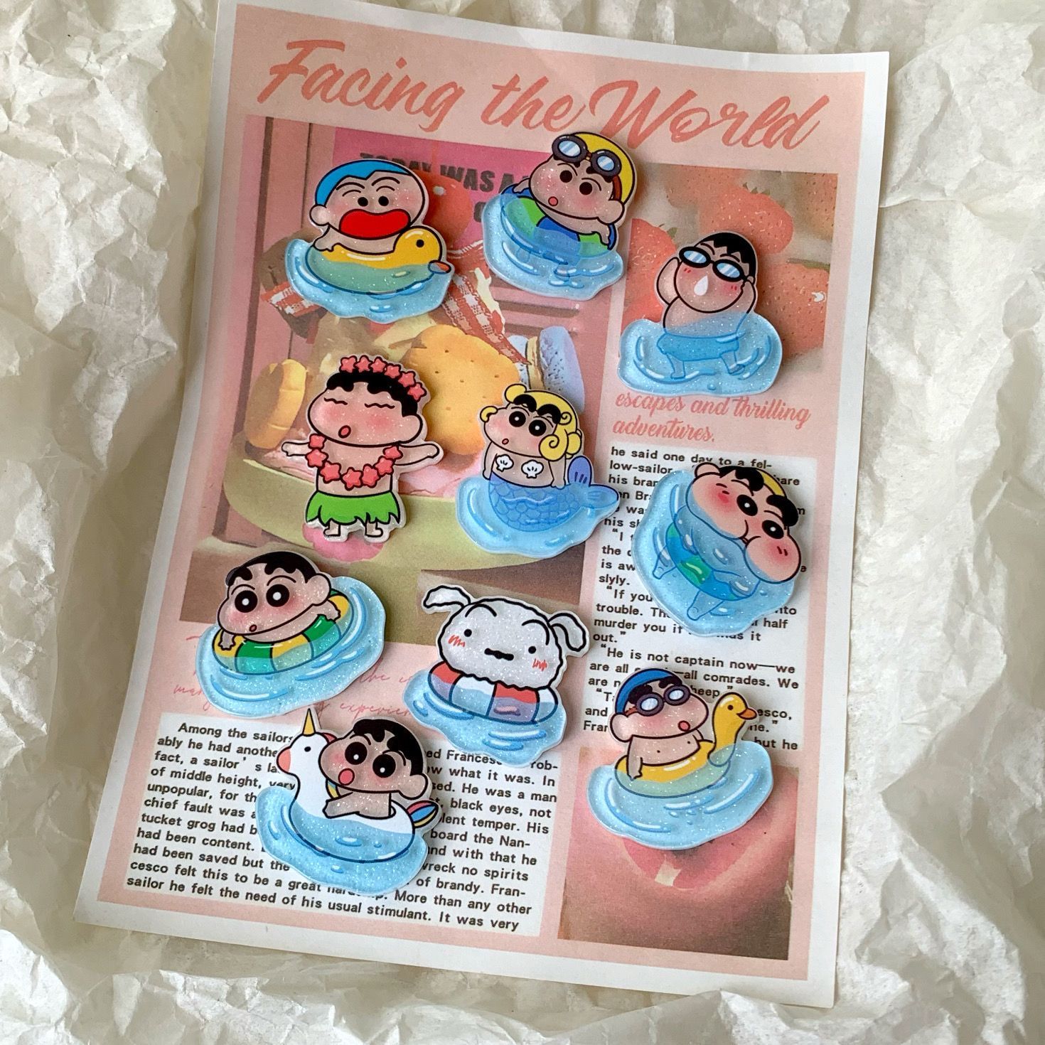 Crayon Shin-chan resin accesso - đánh giá và giá Case Fan