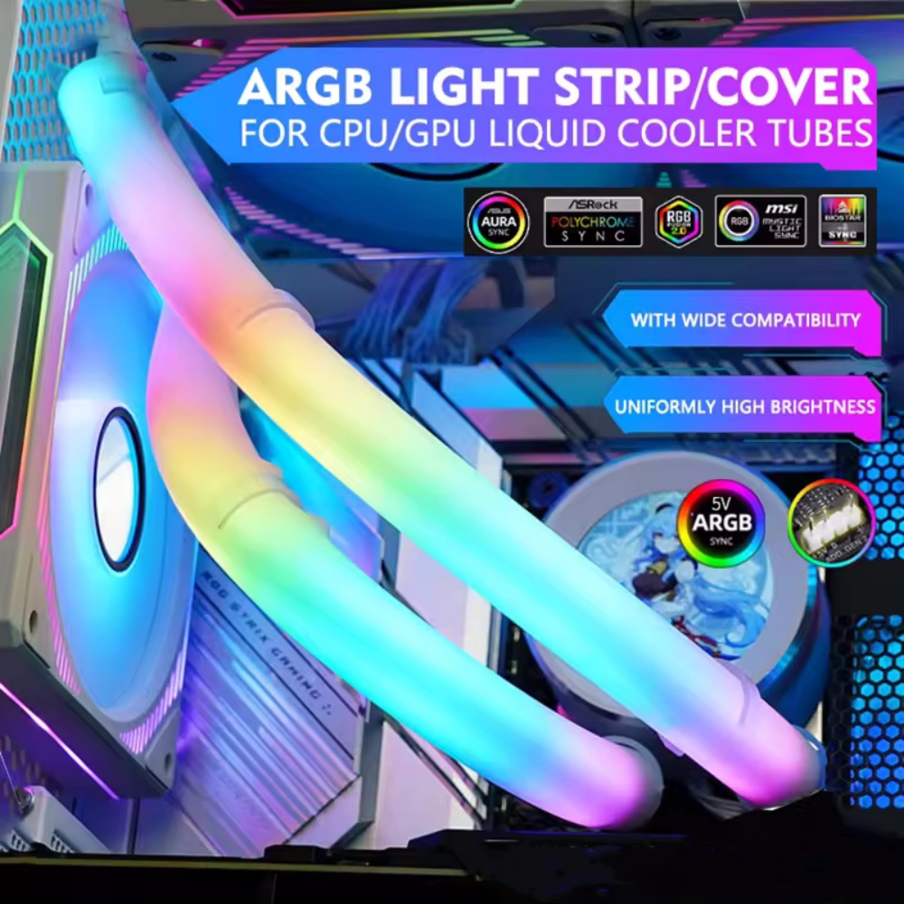 Flexible 5V ARGB LED Neon Tube - đánh giá và giá Aio Liquid Cooler
