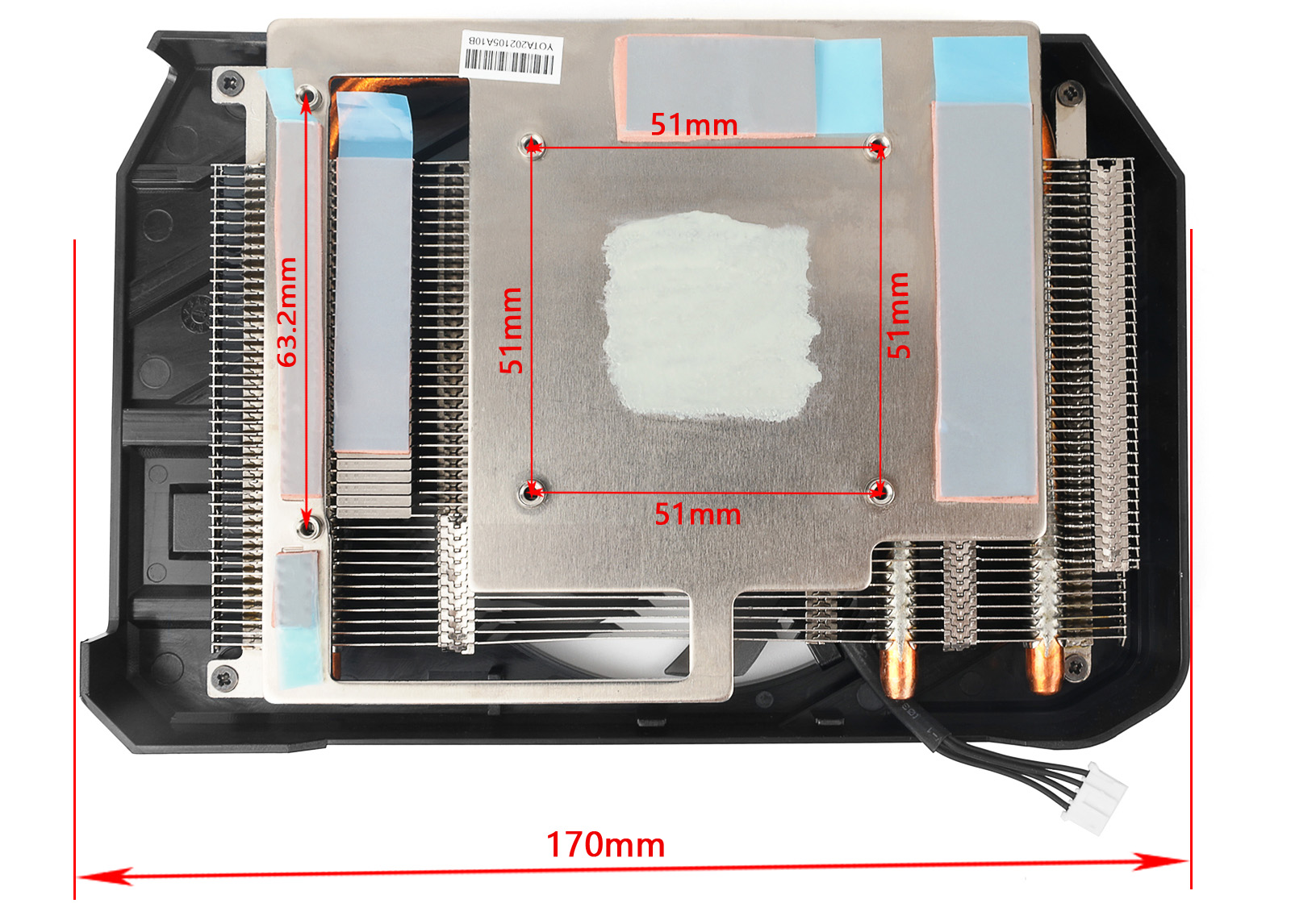 95MM GAA8S2H GPU Card Đồ Họa Q - đánh giá và giá Gpu Cooler
