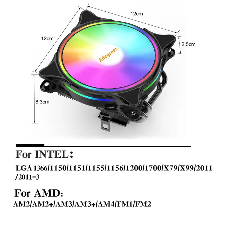 X99 CPU Air Cooler 3Pin/4Pin A - đánh giá và giá Cpu Heatsink