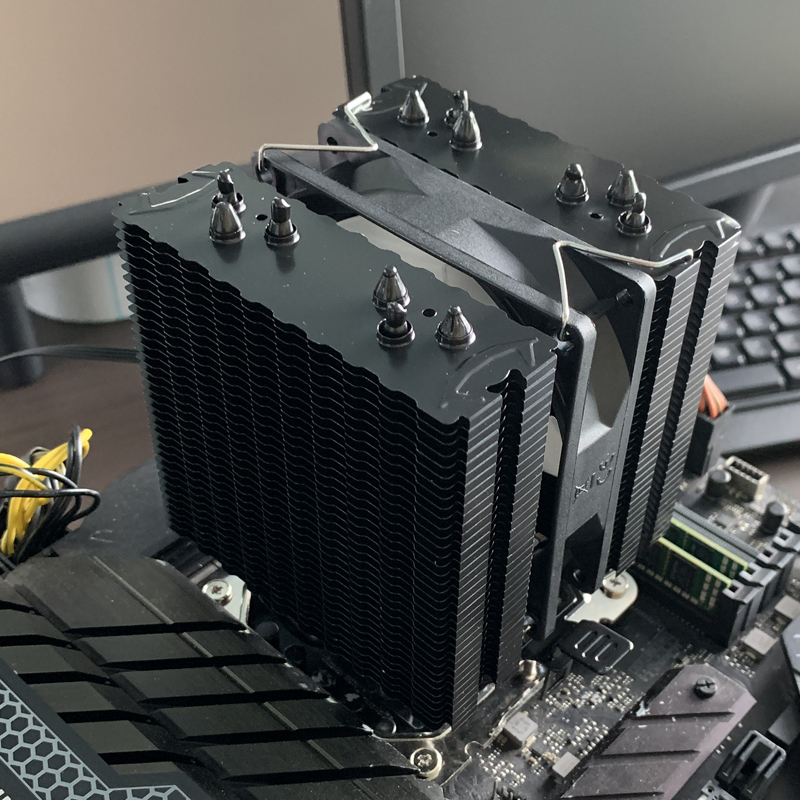 6 Heat Pipes CPU Air Cooler 4  - đánh giá và giá Cpu Heatsink