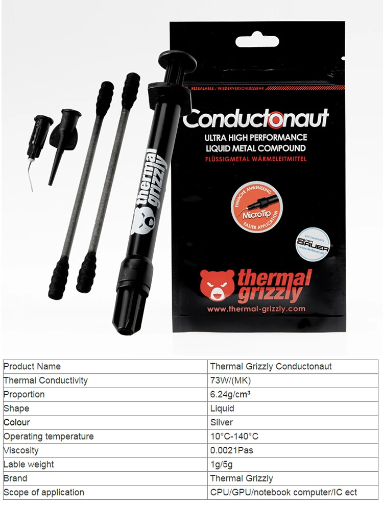 High Thermal Conductivity Liqu - đánh giá và giá Thermal Paste