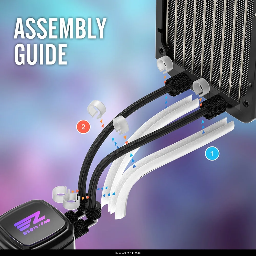 EZDIY ARGB Light Strip For12MM - đánh giá và giá Aio Liquid Cooler