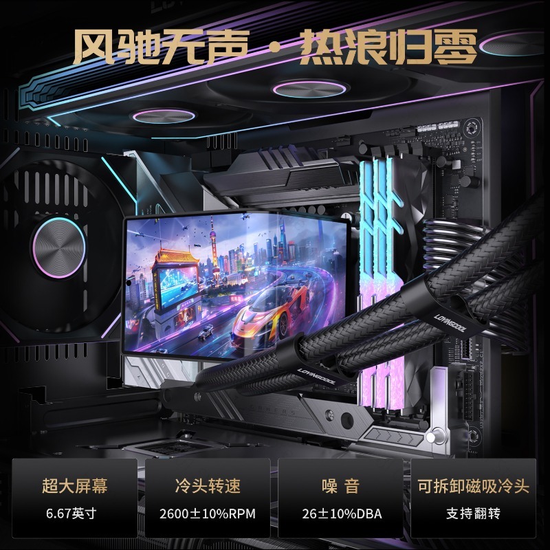 360mm Liquid CPU Cooler with 6 - đánh giá và giá Cpu Cooler