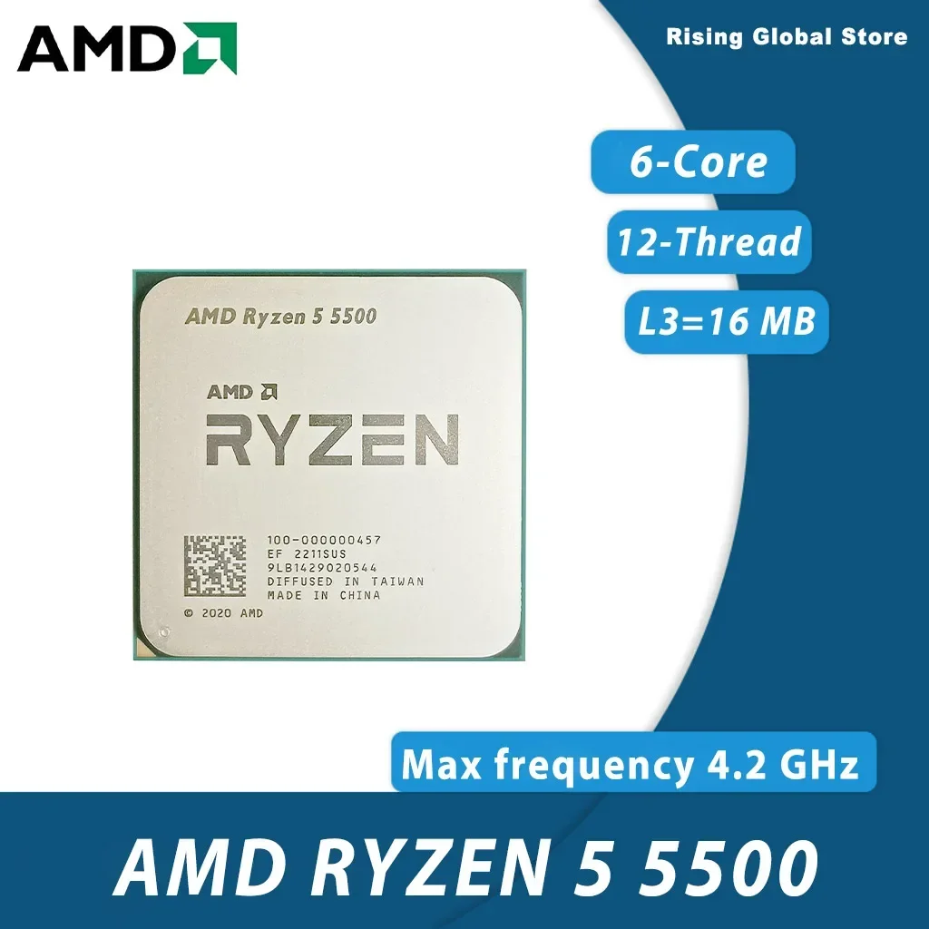 AMD Ryzen 5 5500 Studio Multi  - đánh giá và giá Cpu Cooler