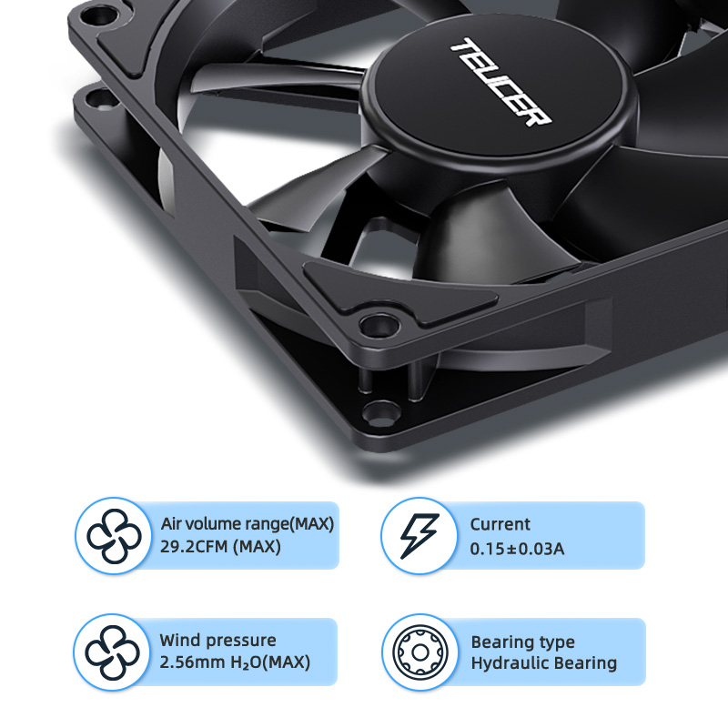 Teucer UT-8015 8CM Chassis Fan - đánh giá và giá Gpu Cooler