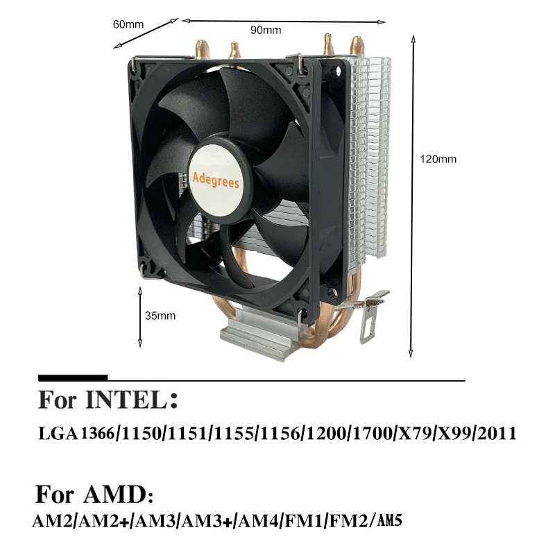 X99 CPU Air Cooler PC Processo - đánh giá và giá Cpu Heatsink